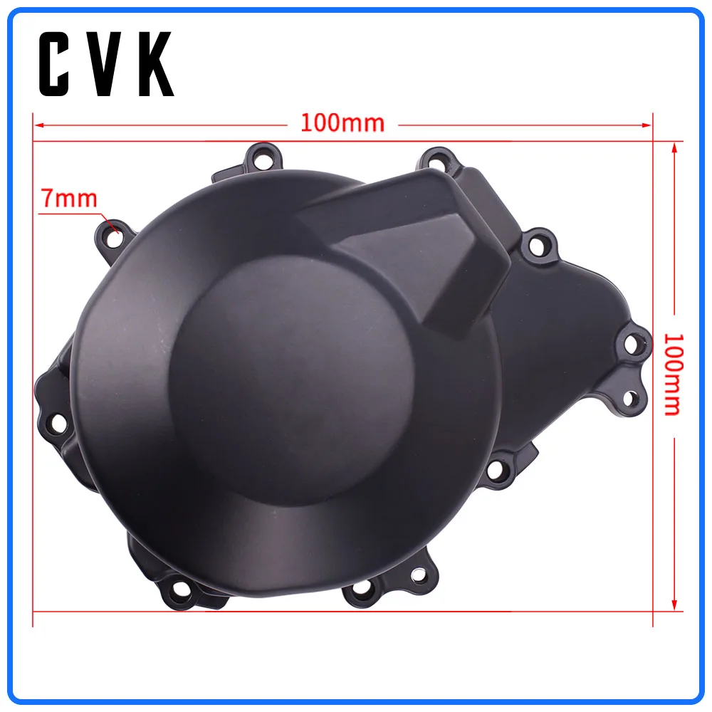 CVK Engine Cover Motor Stator Cover CrankCase Side Cover Shell For YAMAHA YZF-R6 R6 2003 2004 2005 R6S 2006 2007 2008 2009 2010