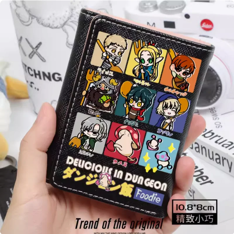アニメダンジョンで-delicious-ファッション財布-pu-財布カードホルダー掛け金マネーバッグコスプレギフト-b1661