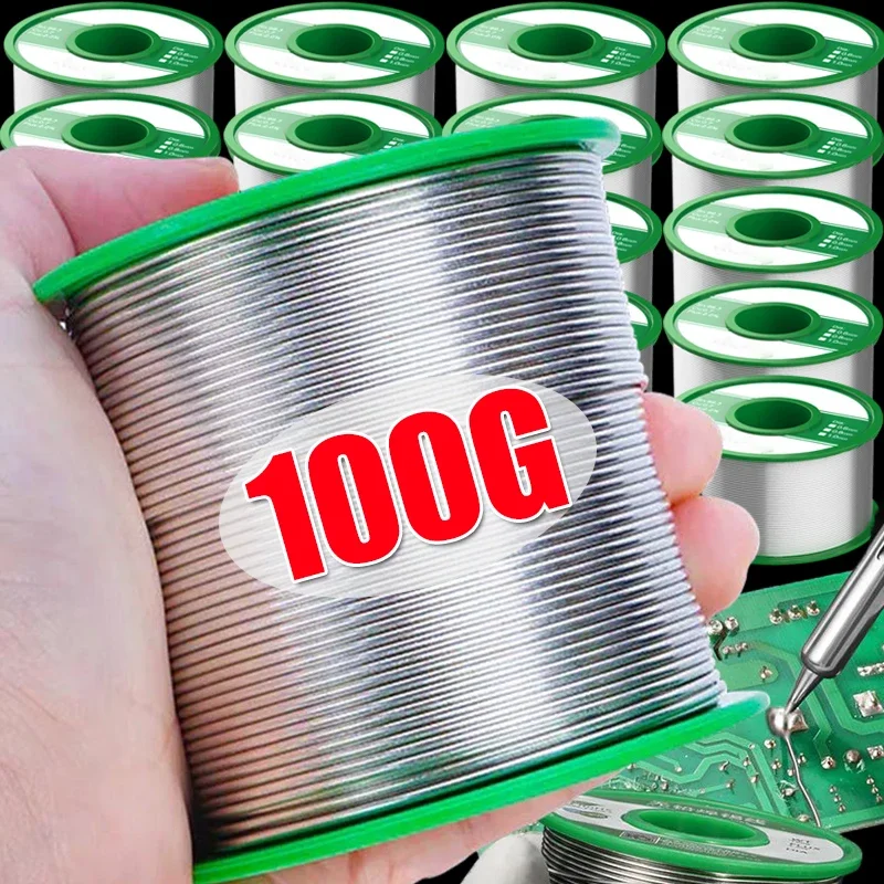 10/50/100G Easy Melt Low Temperature Solder Wire Stainless Steel Aluminum Copper Iron Metal Weld Welding Wires Welding Tools