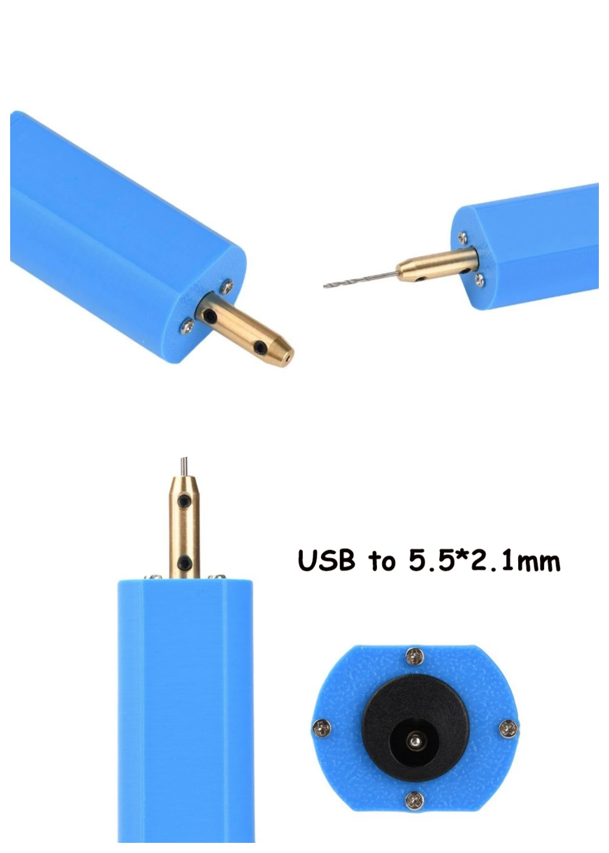 180-watt Motor Handheld Mini Drill Micro Drill Bit Tool for Hobbyist Artifact Punching DIY Handmade Projects