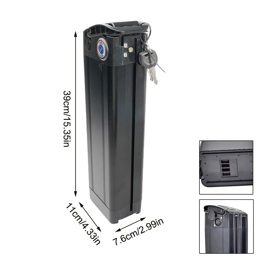 E-Bike Battery Box Waterproof Plastic Case For 48V Large Capacity 1865 Holder Electric Bicycle Battery Box Cycling Part