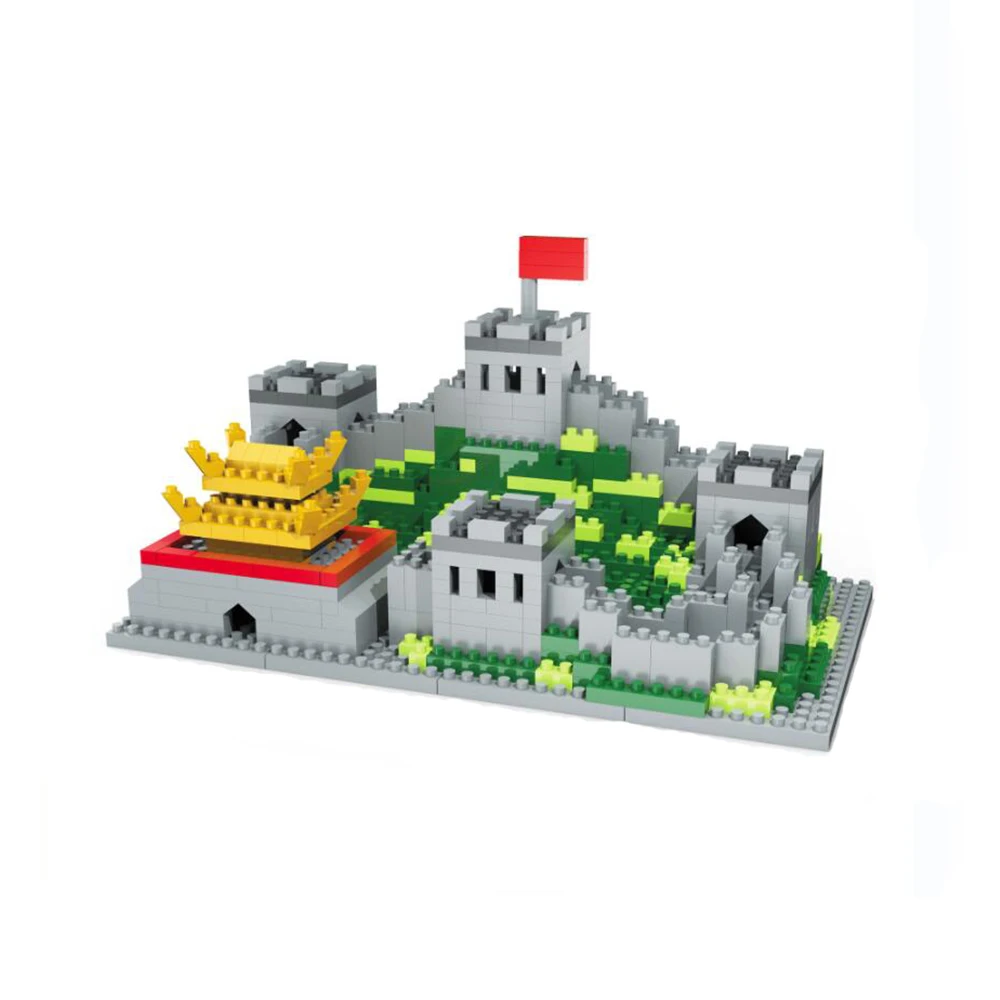 Great Wall Building Blocks for Adult 3D Model Toys Home Decoration World Miracles Architecture Assembly Bricks Kits Party Gifts