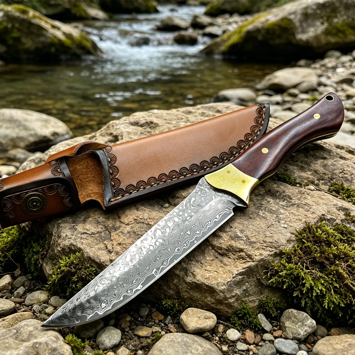 

High Hardness VG10 Damascus Wood Handles Pocket Knife Outdoor Survival Camping EDC Tools Wilderness Portable Fruit Knives