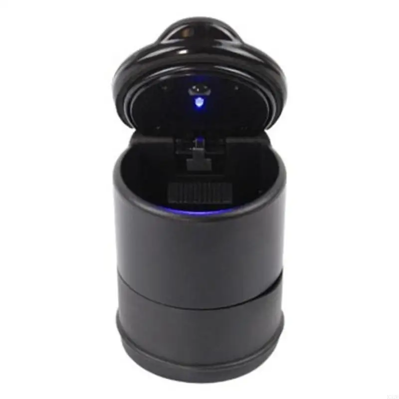 

2025 New Car Ashtray with LED Lighting Travel Friendly Ashtray for Easy Nighttime Access