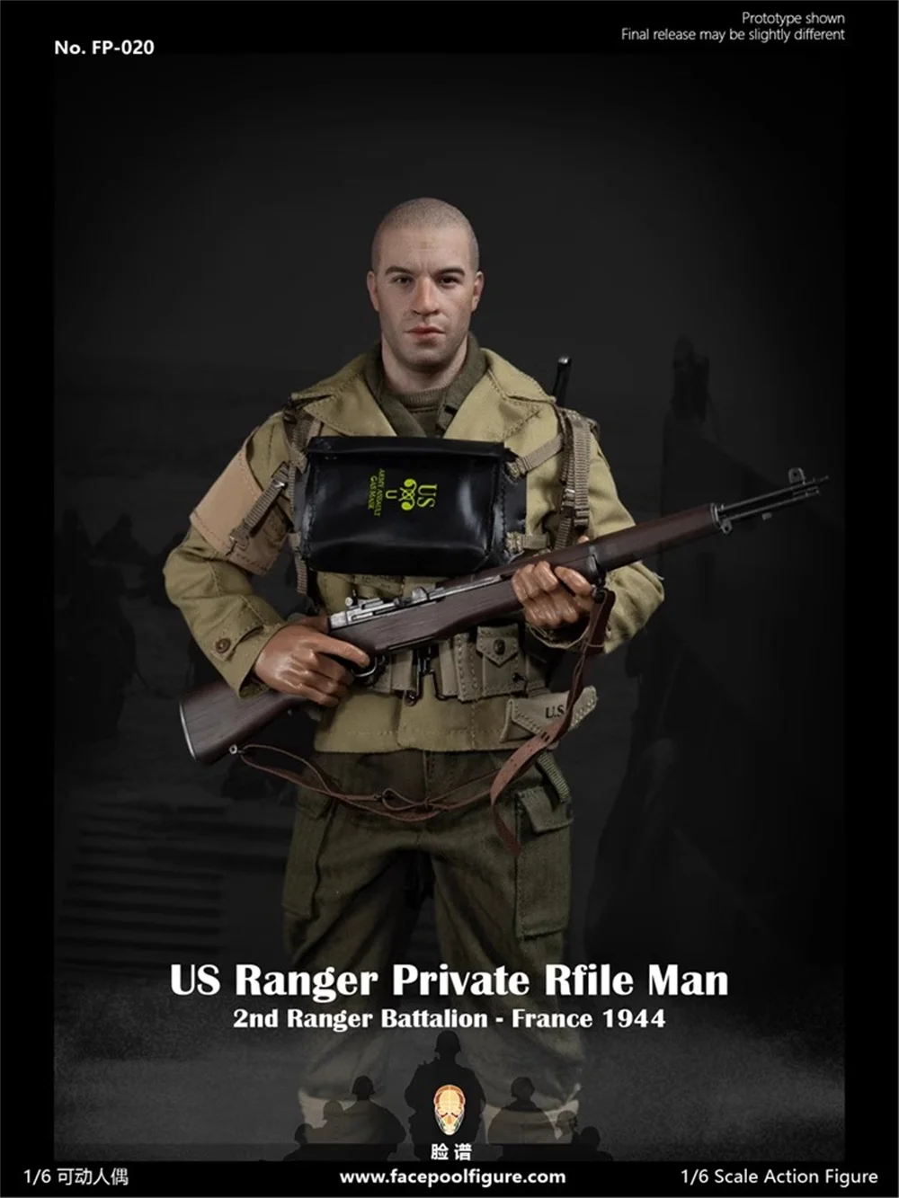 1/6th Facepoolfigure FP020 US. Soldier Ranger Operation Male Doll Full Set Moveable Action Figure 12" Gift For Fans Collect