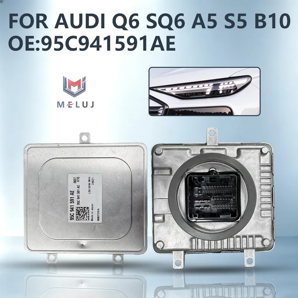 95C941591AE For Audi Q6 SQ6 A5 S5 B10 Headlight 95C 941 591 AE LED Matrix Light Control Unit Module DRL Computer Board Ballast
