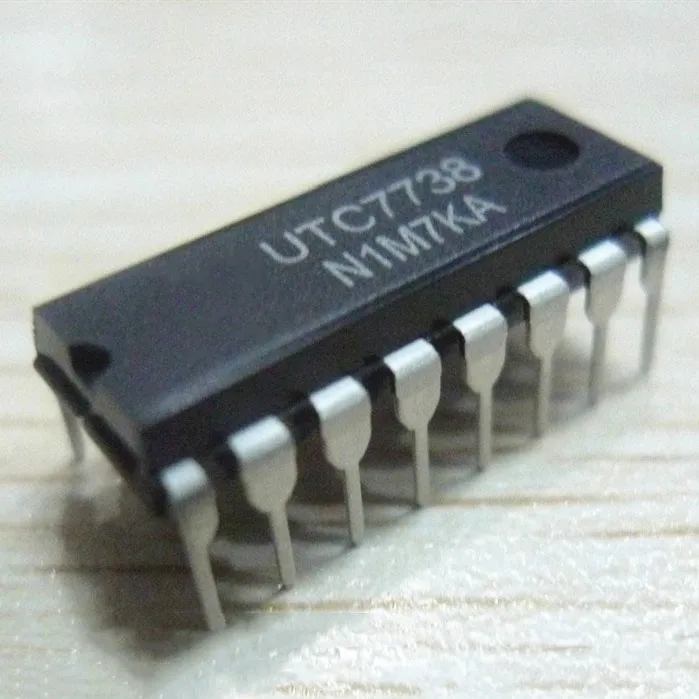 Chip IC circuito integrato 2PCS UTC7738 DIP-16