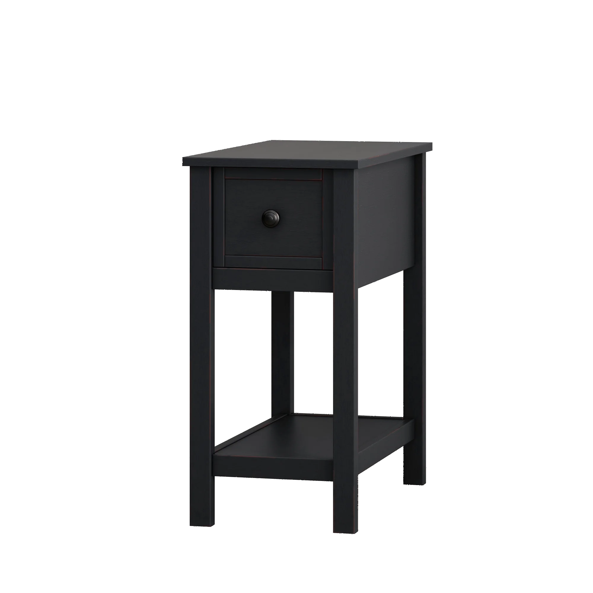 

Ye Space saving Table with 1 Drawer and 1 Fixed Shelf, Storage Drawer,Living room, Solid wood Veneer