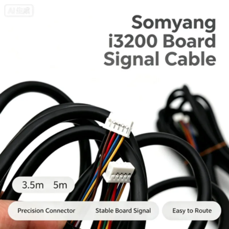 Senyang Board Signal Cable 3.5M 5M I3200 Printhead Data Cable Stable Signal Wire For Eco Solvent UV Inkjet Printer Spare Parts