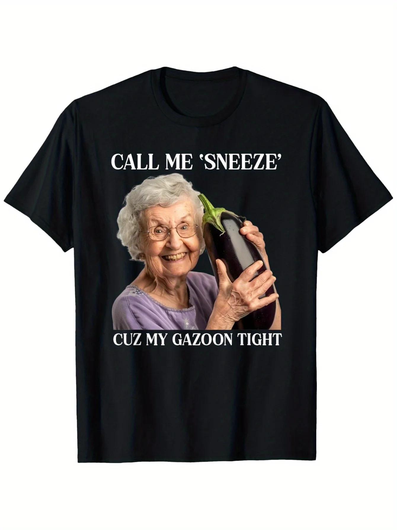 تي شيرت Call Me Sneeze - "My Gazoon Tight" مضحك، قطن ناعم، تي شيرت على طراز الشارع