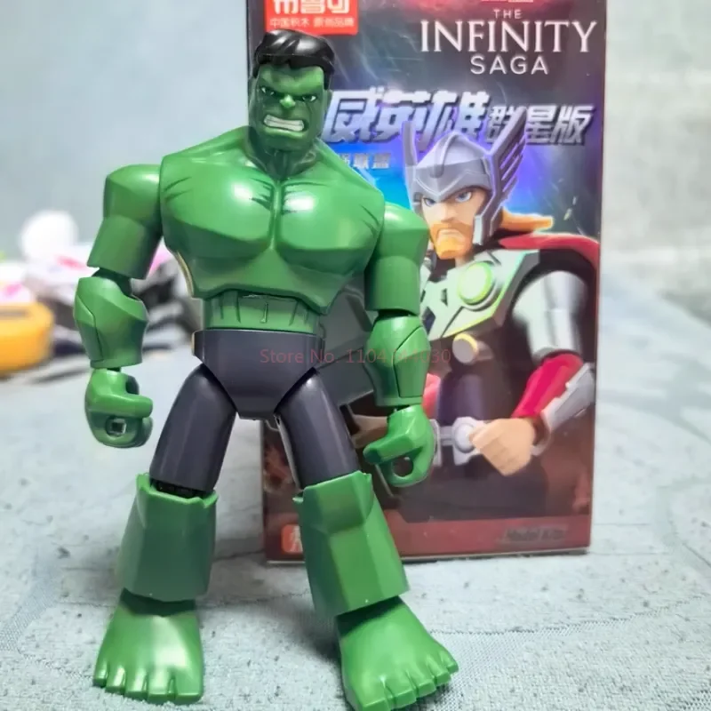 100% Asli Blokees Marvel Heroes Edisi Bintang Kotak Buta Iron Man Iron Spider Mk1 Mesin Perang Model Koleksi Figur Aksi