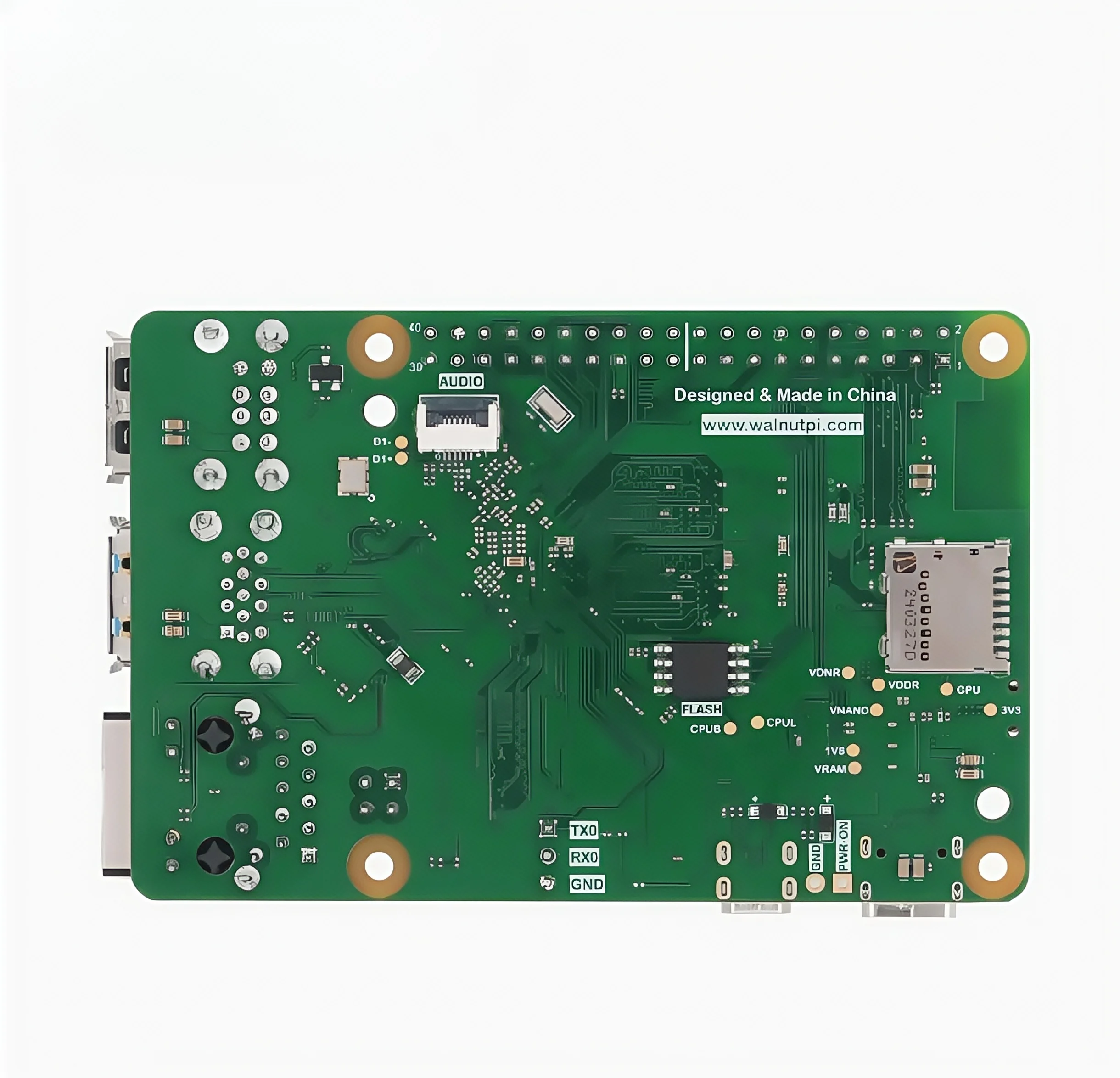 TopElec WalnutPi 2B 1GB/2GB/4GB Allwinner T527 Octa-core Linux Development Board 2TOPS Raspberry Pi