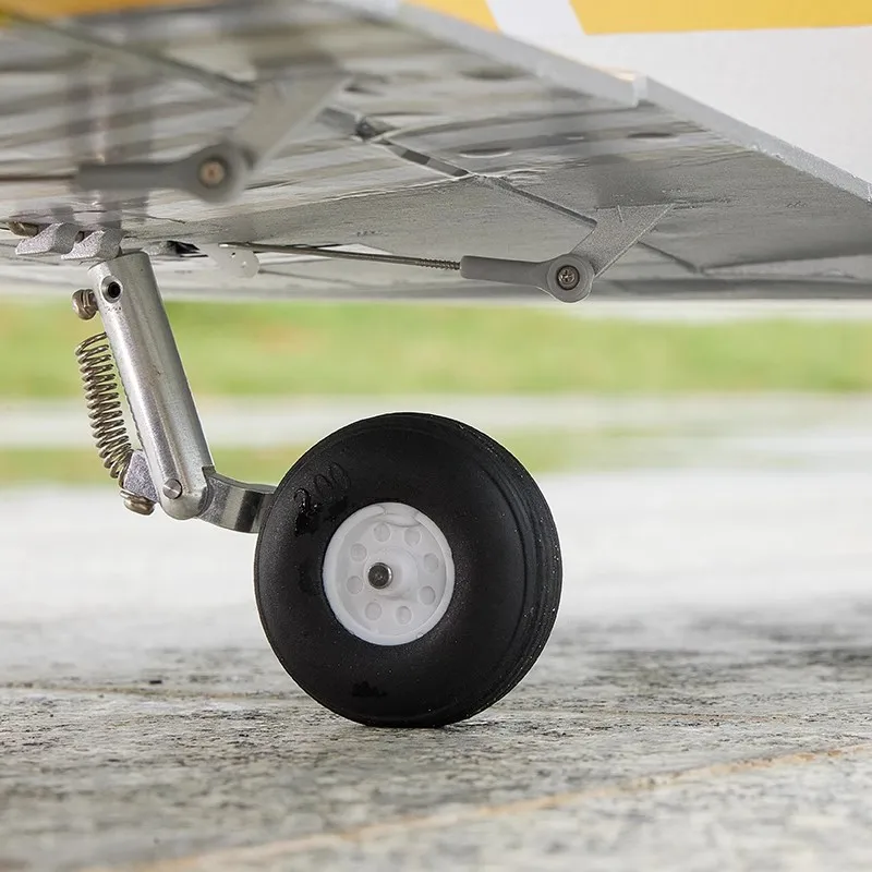 Hélicoptère solitaire à distance, ailes partenaires à 6 canaux, train d'atterrissage électrique avec barrage, avion de poussée, jouet d'extérieur, cadeau, 64mm