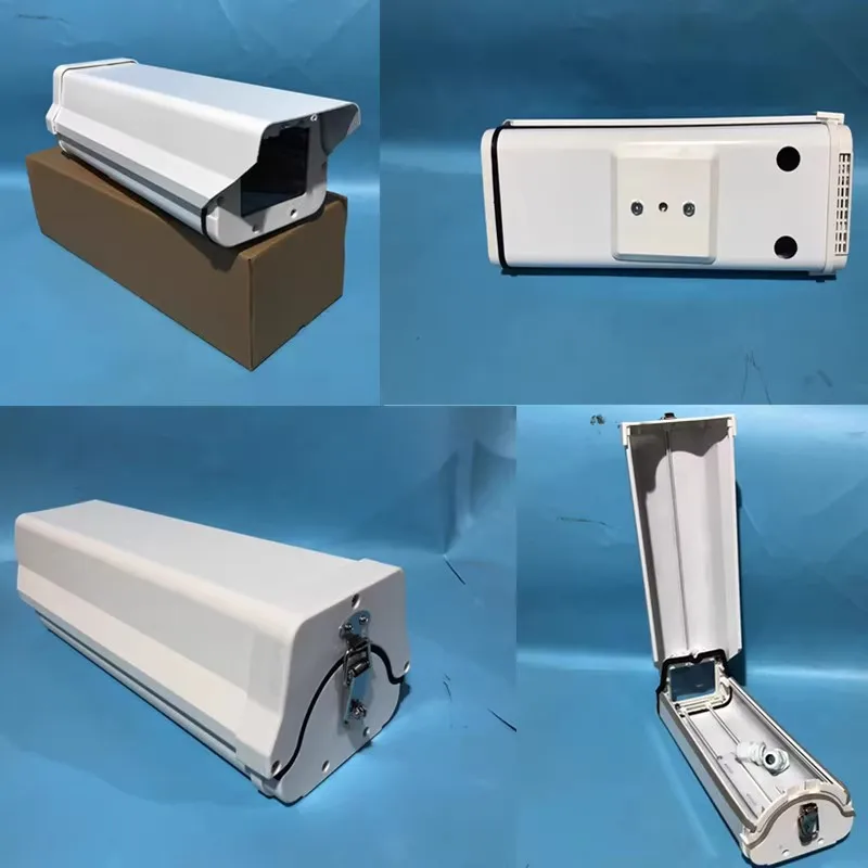 Indoor Outdoor Surveillance CCTV Camera Housing Shell Aluminum Alloy Enclosure Casing for Box Zoom Bullet Security Camera