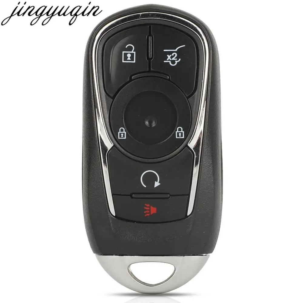 Jingyuqin 5pcs 5 Buttons Remote Car Key Alarm 315/433MHZ ID46 Chip For Buick ENVISION HYQ4AA/HYQ4EA