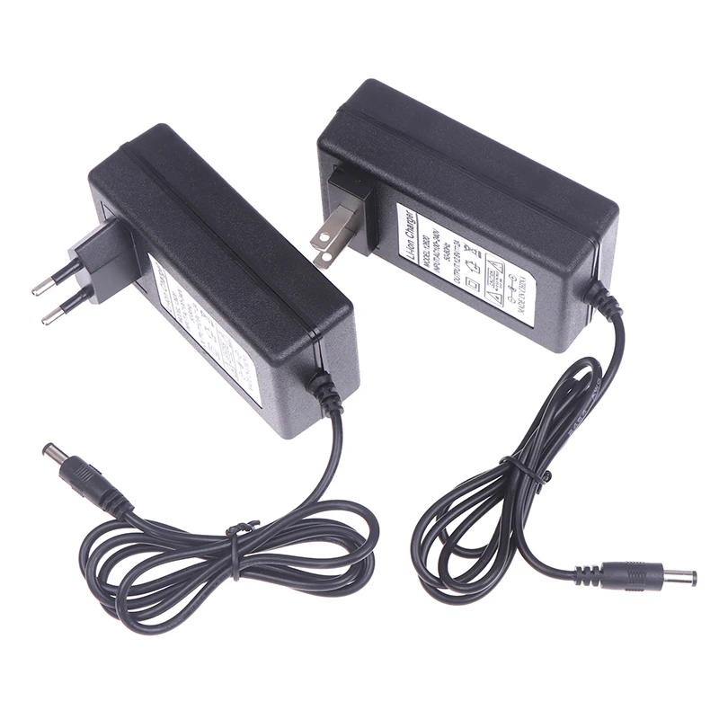 12.6V DC 2A Intelligent Li-on Battery Charger EU/US Plug Constant Current Constant Voltage Charger For 3s 18650 Battery