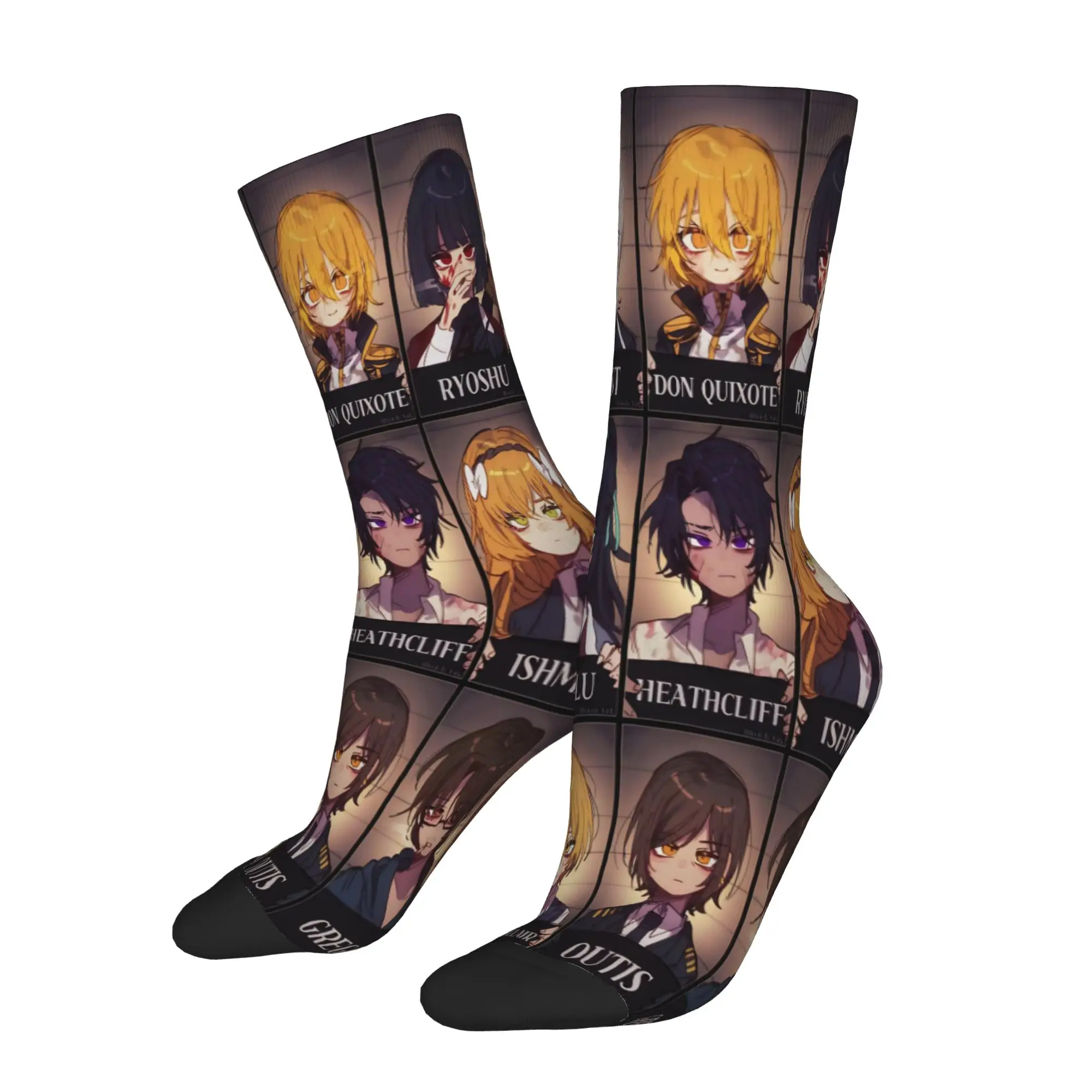 Limbus Company Project moon Outfits Men Women Socks Cozy  Graphic Middle Length Socks Cotton Birthday Gifts Idea