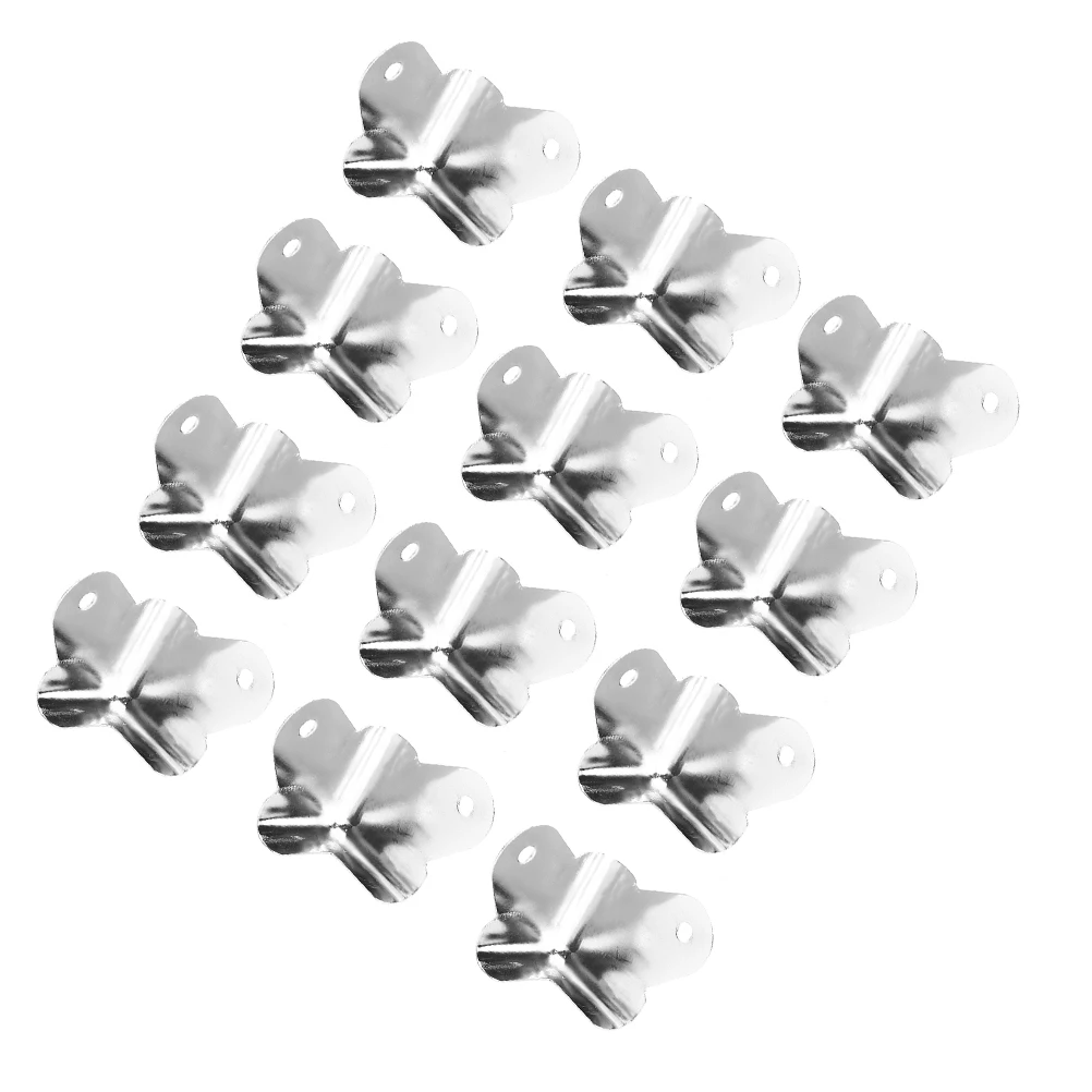 

40pcs Speaker Corner Protector Metal Cover Silver Iron Sheet Durable Furniture Edge Useful Child Safety