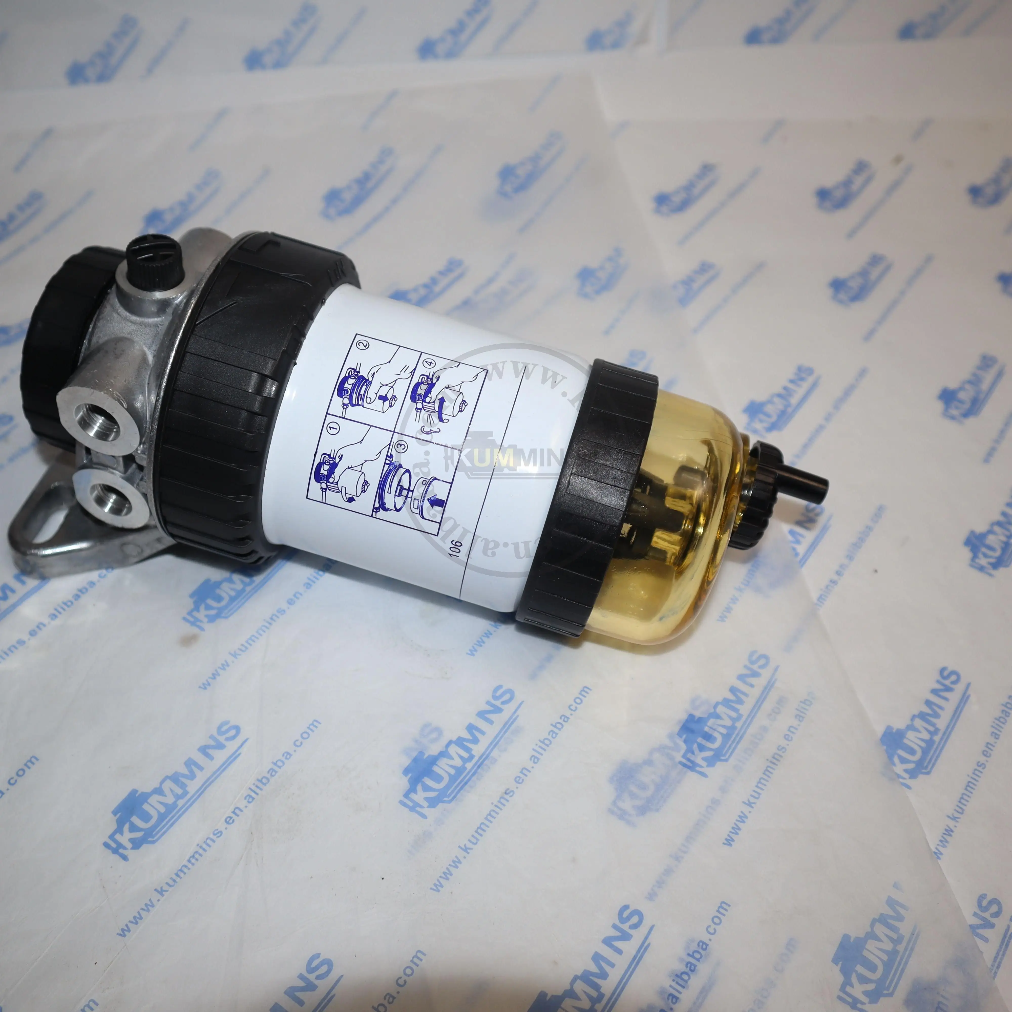 Engine Parts 2656F810 26560145 Fuel Water Separator Assembly For Perkins 1004 1006 26560920 1383100 H183WK WK8141