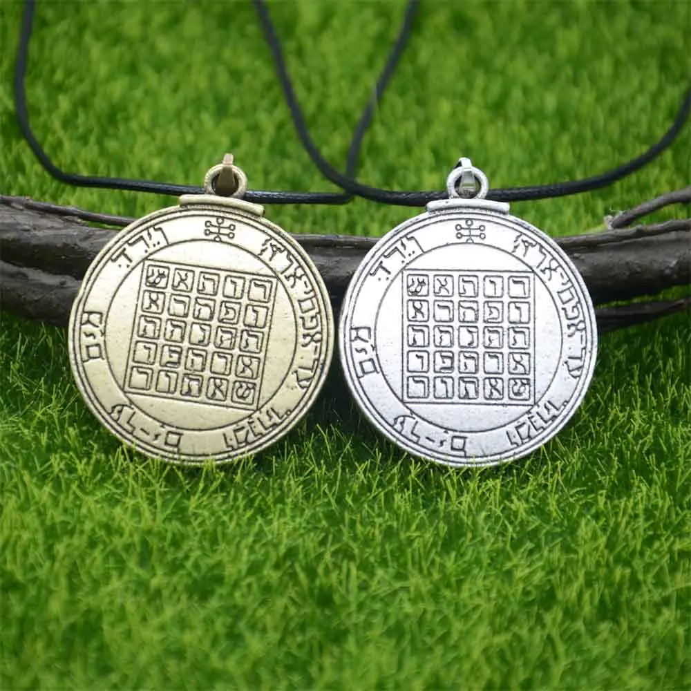 Nostalgia Pentacle Of Saturn Key Of Solomon Seal Pendant Wicca Pagan Talisman Amulet Vintage Necklce Men Women Jewelry