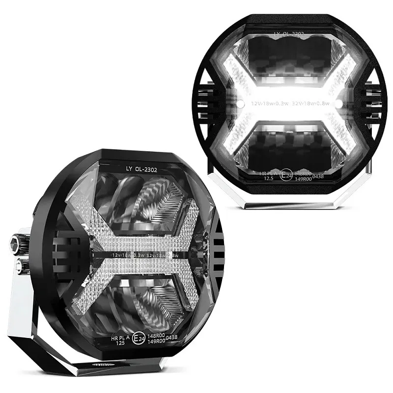 

Для внедорожных светодиодных рабочих фонарей Jeep 5,75 дюйма, с прожектором, дальним и дальним светом и DRL, оснащенными регулируемыми монтажными кронштейнами