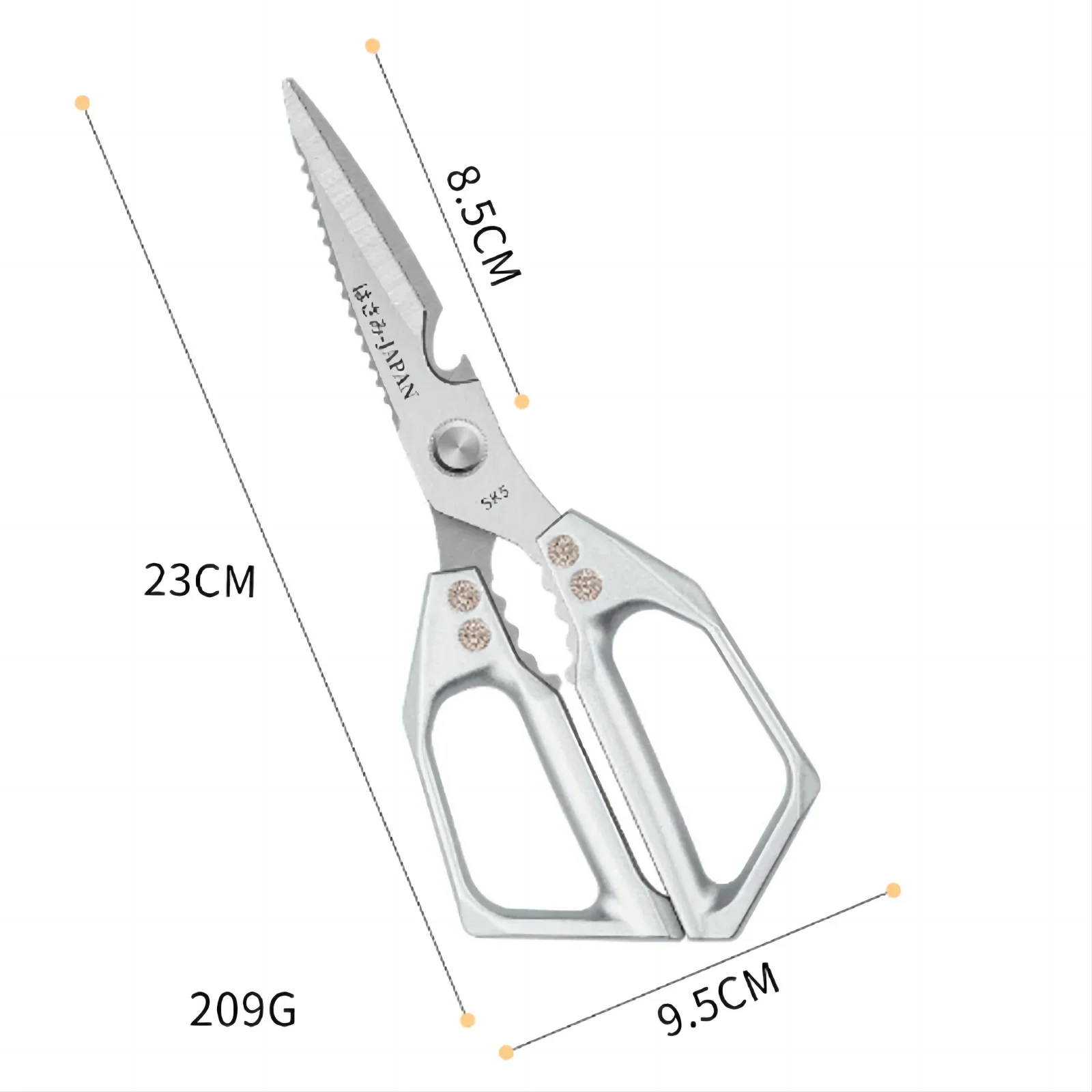 household scissors for cutting chicken and fish special shears Kitchen scissors Multi-functional stainless steel