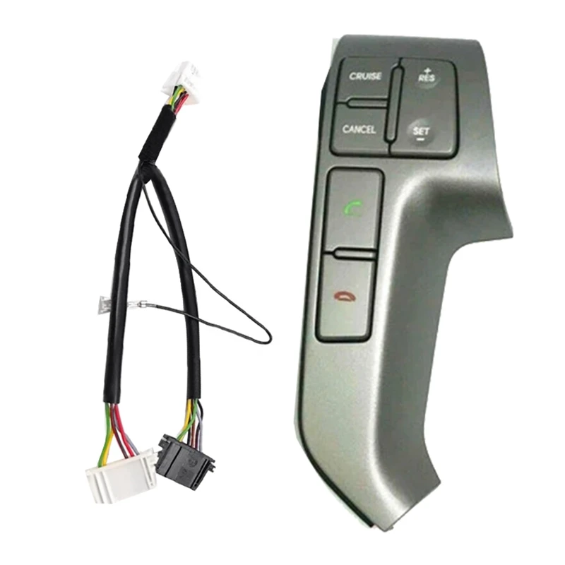 

967004H400UM5 Cruise Handle Switch Right with Wire for Hyundai I800 H1 Starex 2015-2018 Steering Wheel Phone Button