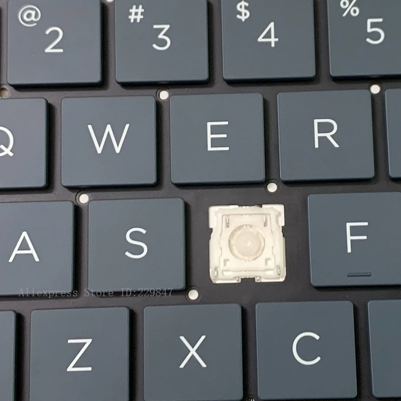 Replacement Key Cap&Hinge For HP Spectre X360 2 in 1 16-AA 16-AA0047NR 16-AA0097NR 16-AA0074NG, 16T-AA Keyboard Keys Keycaps