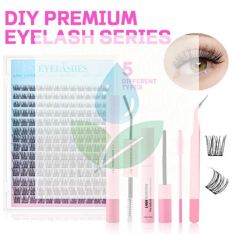 Lash Extension Tweezers - Łatwy w użyciu zestaw do samodzielnego