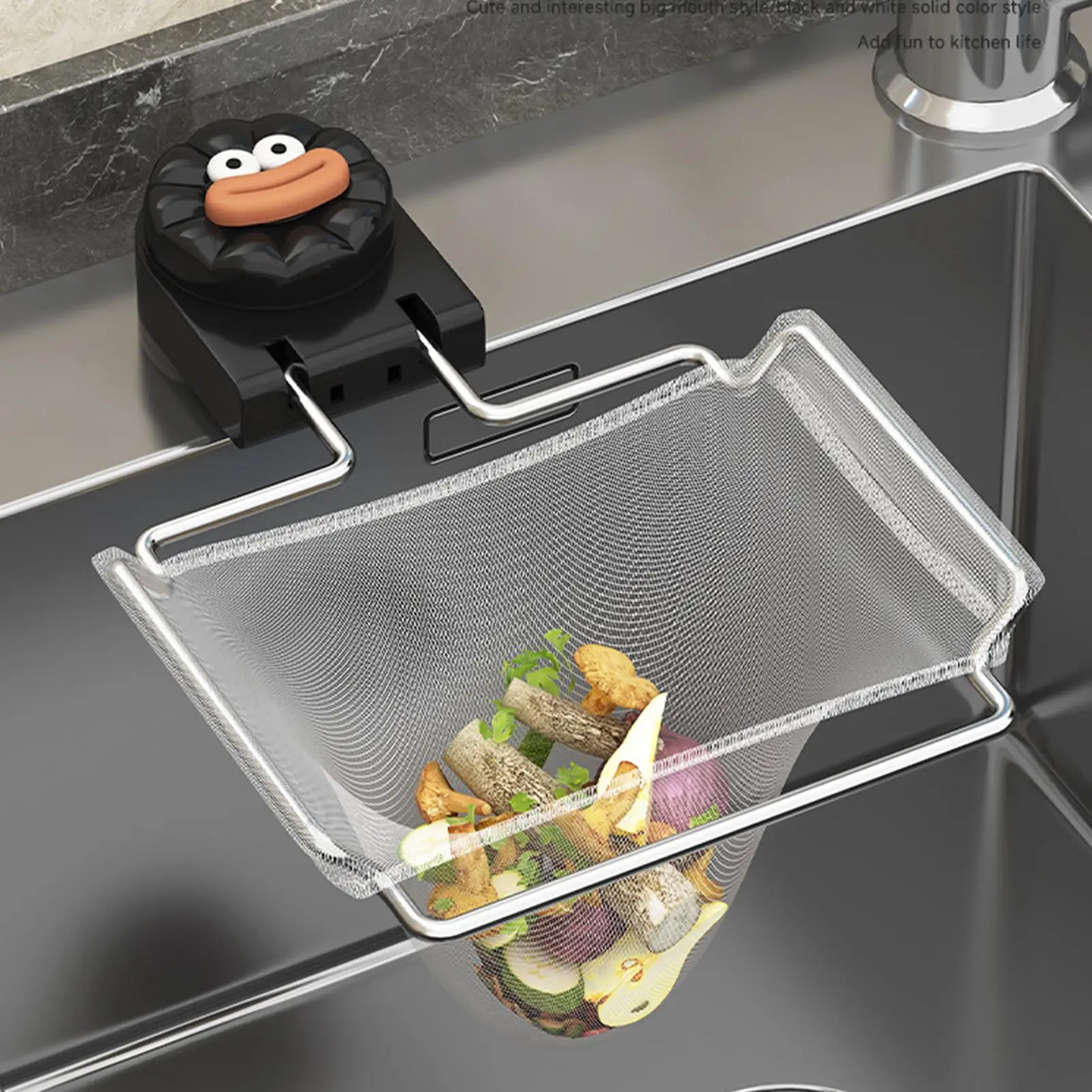 

Складной пищевой ловушка для раковины, сито для раковины с 50 фильтрующими сетчатыми пакетами для домашней кухни, ванной комнаты, дома, овощей