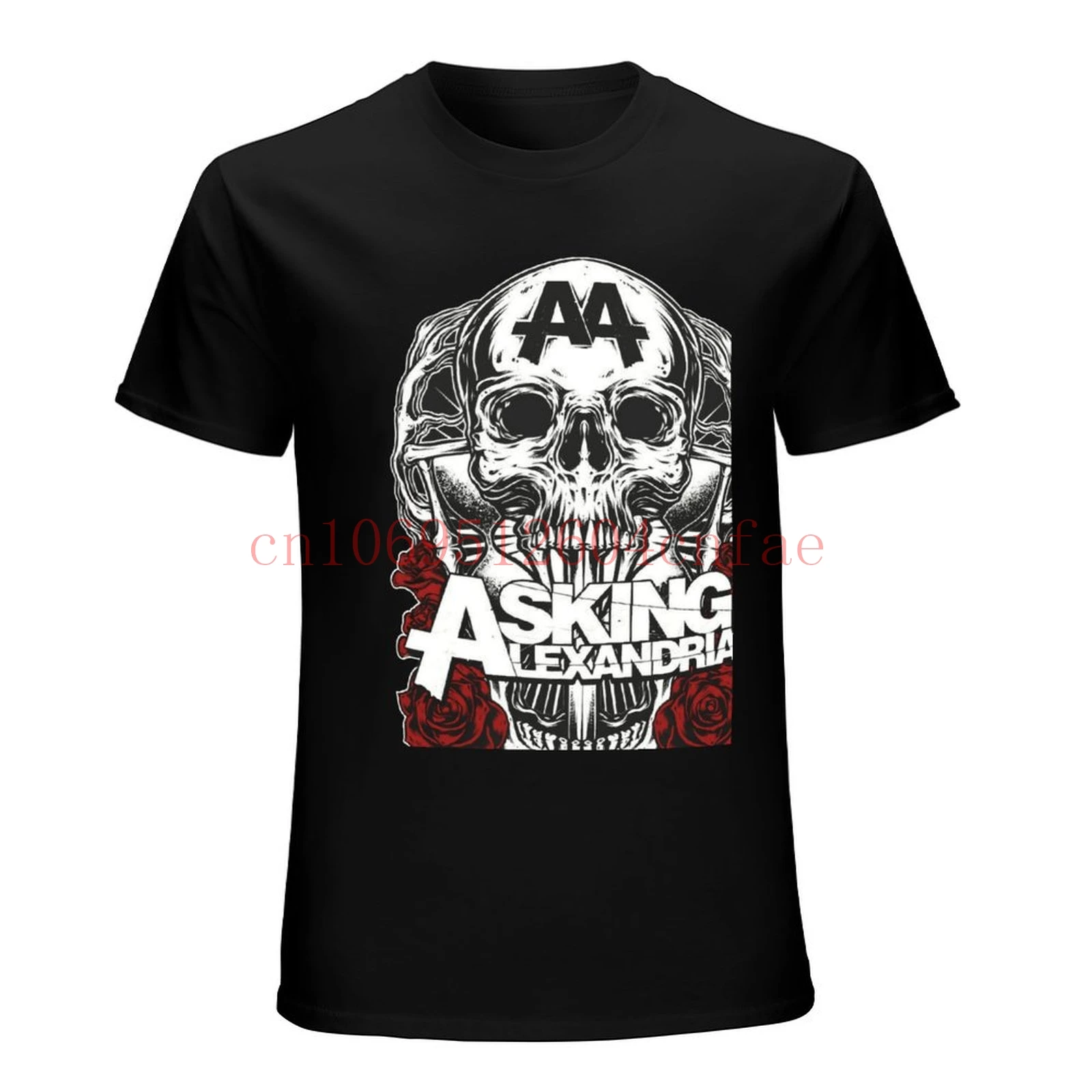 Asking Alexandria Black Shadow Afterlife Reckless Relentless T-Shirt women Mens Round Neck Cotton Fashion T Shirt