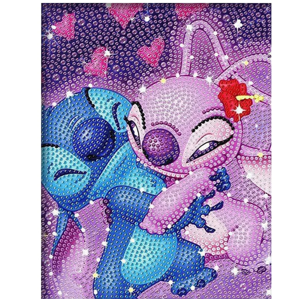 Full Diamond Crystal Diamond Painting Stitch Children's Cartoon Diy Paste Painting Point Drill Crystal Painting Decoration