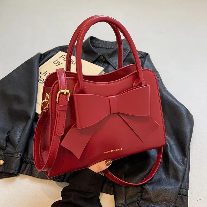

Large Capaci Wedding Handbag Women's Casual Red Marriage Special Use New Bride Handbag Fashionable Trendy Single Shoulder Bag