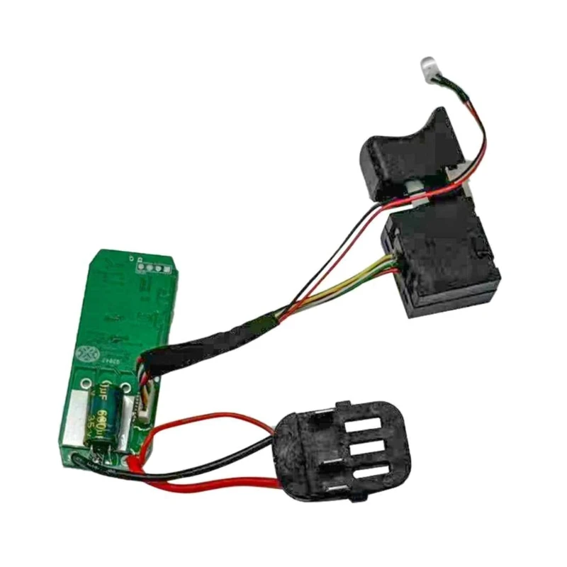 Metal Plastic Construction Brushless Control Board Switches Assembly for 16.8V Lithium Drills Three Pin Design