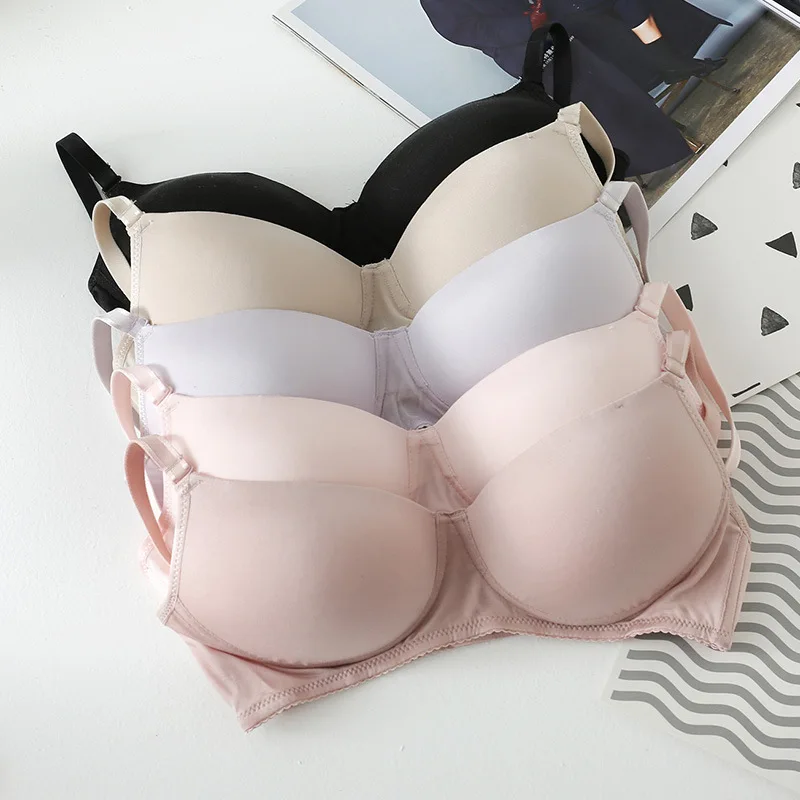 BirdTree 100%Real Silk Wire Free Bra, Women Silky Solid Color Thin, Skin Friendly Sexy Underwear, 2024 Spring Summer P41955QM