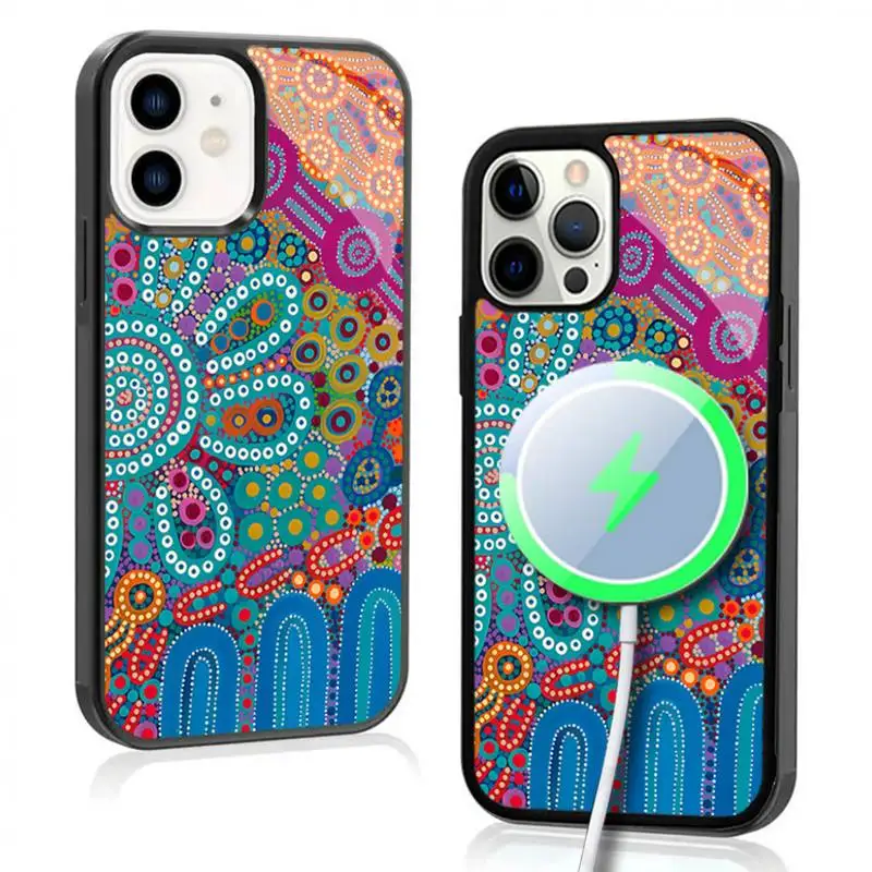 Family Journey In The Kimberley Case For iphone 11 12 13 14 15 Plus Pro Max Mirror Acrylic For Magsafe Wireless Charging