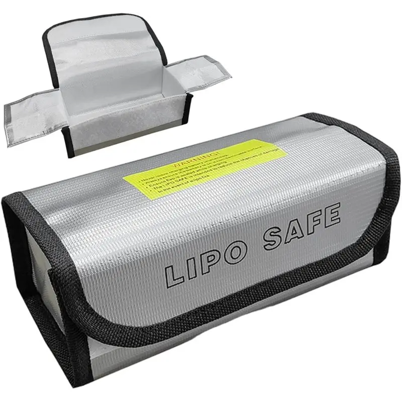 B03B-Fireproof Battery Bag 2Pcs, Lipo Battery Storage Guard, Explosion-Proof Safe Pouch Protection Functionality Safety