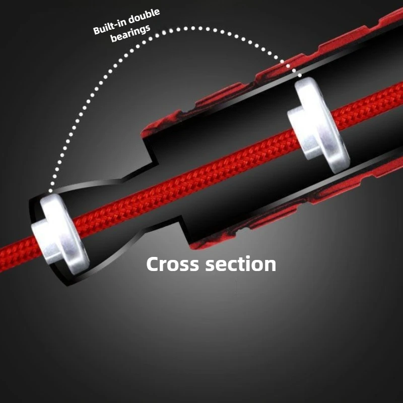 Thick Handle Woven Skipping Rope 5