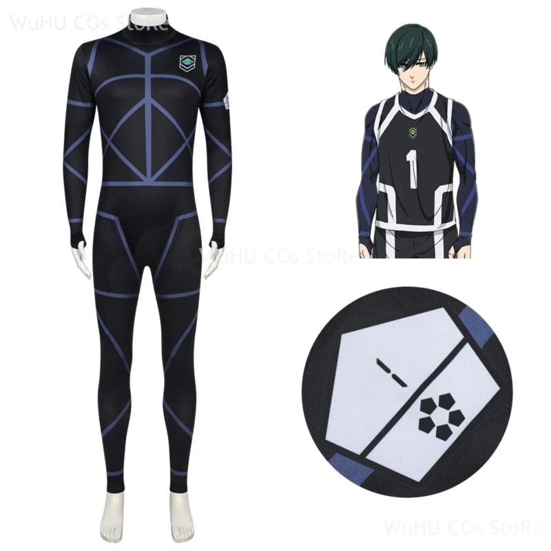 Anime Blue Lock2 Cosplay Bachira Megur Isagi Yoichi Nagi Chigiri Rensuke Kunigami Cosplay Jumpsuit Club Men School SportswearWig