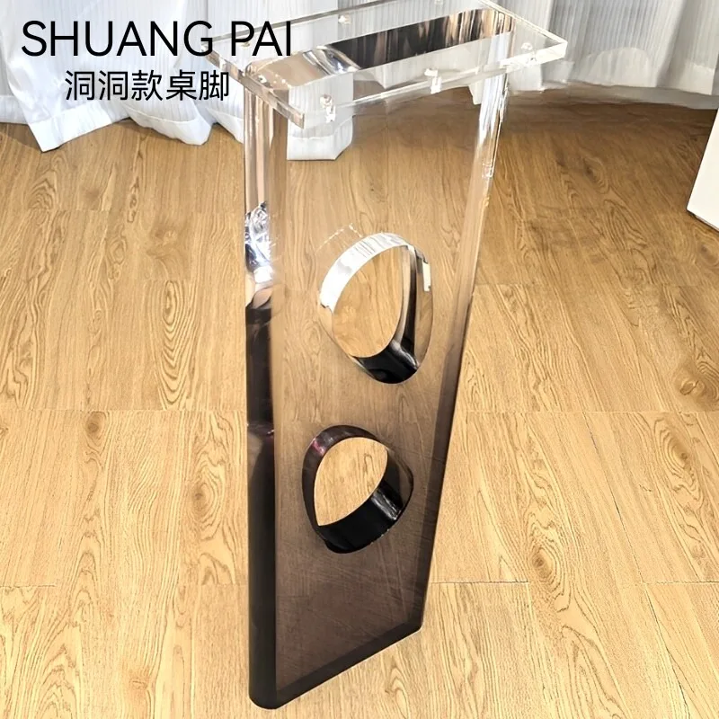 Gradual change color hole acrylic ock slab