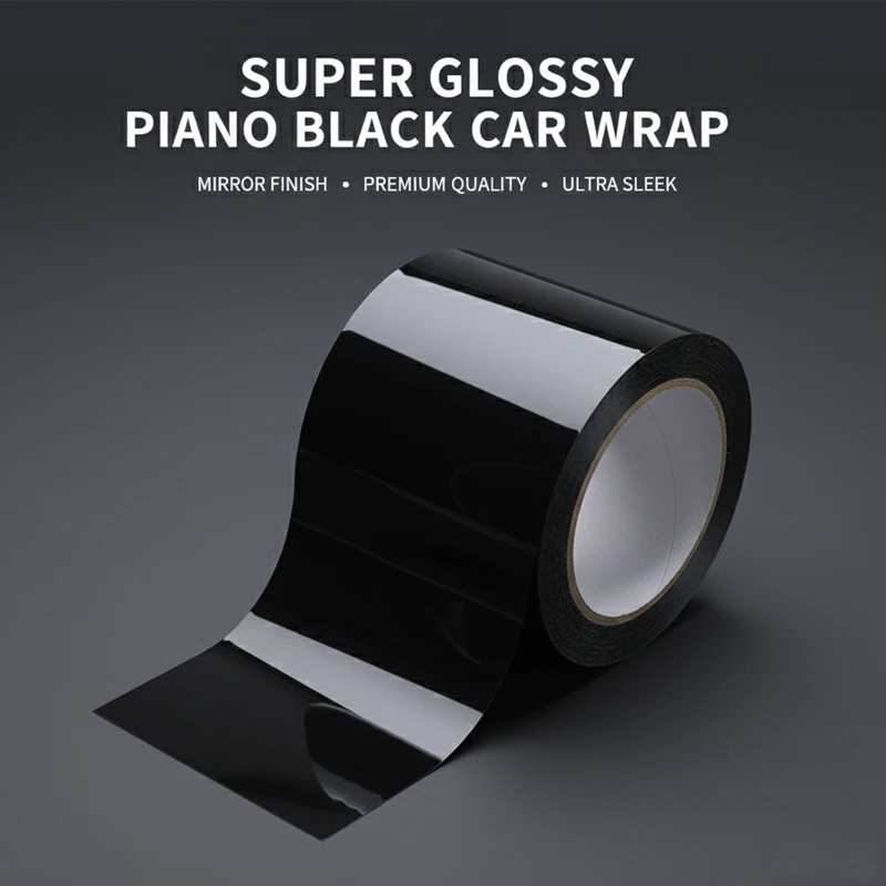 

3/5/7/10cm*3m Car Sticker Glossy Black Paste Protective Strips Auto Door Sill Side Mirror Anti Scratch Tape Car Accessories