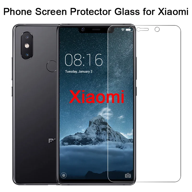 Protetor de tela de vidro temperado 9h para xiaomi, a2 lite a1 a3 cc9 cc9e, mi 10 t 9 9t pro 8 6