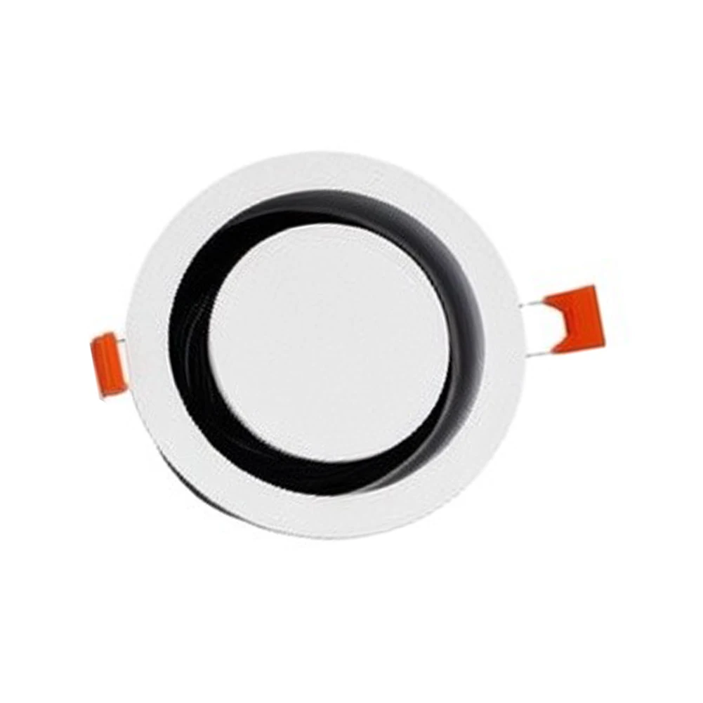 Round Ceiling Air Vent Diffuser White ABS Recessed 75mm 100mm Adjustable Flow For Home HVAC System Installation
