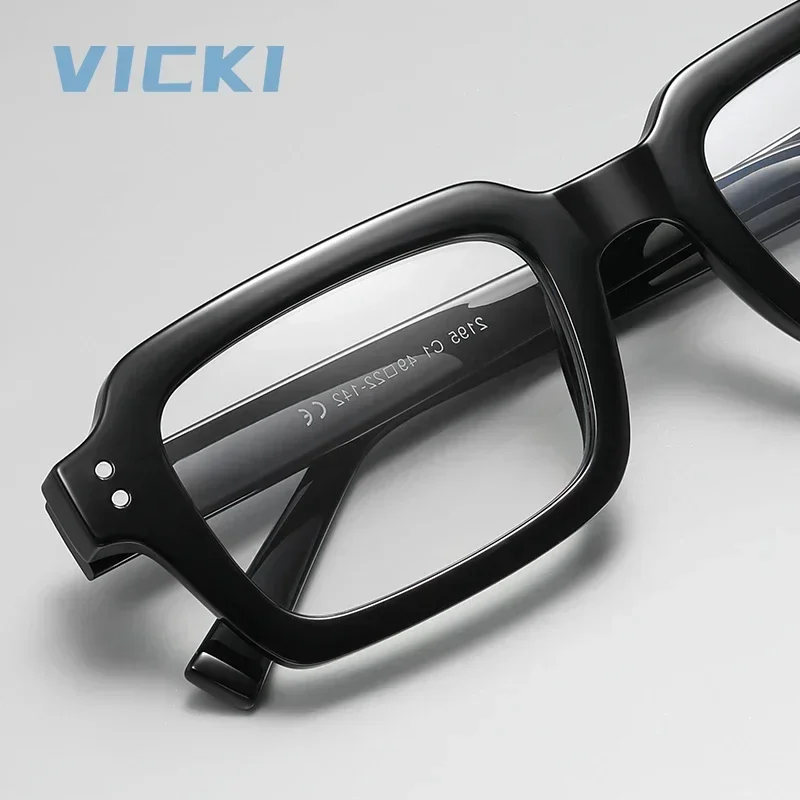 VICKI VICKI Classic Large Frames Simple Designs Blue Light Protective Eyewear Custom Prescription Progressive Photochromic 2195