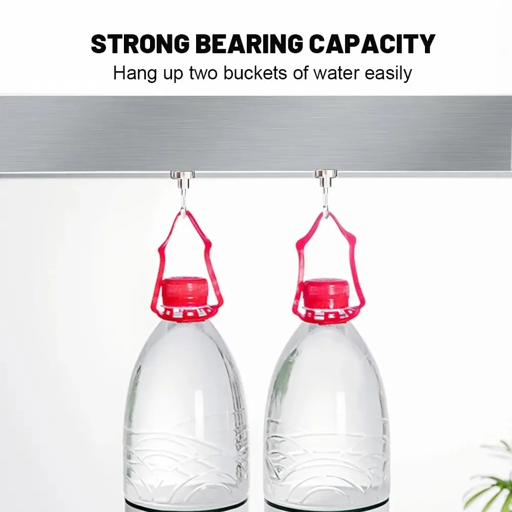 E10/12/16/25mm Strong Magnetic Hooks Multi-Purpose Storage Home Kitchen Bar Storage Key Storage Hooks Bathroom Hangers