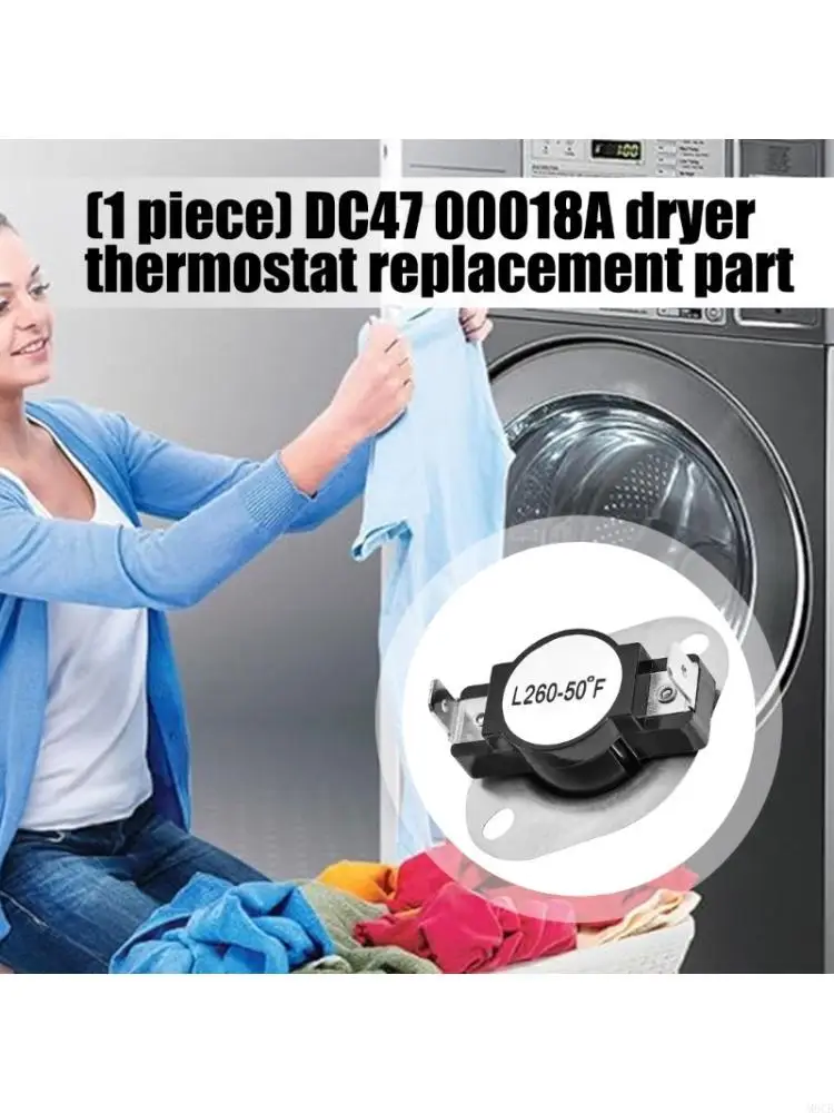 

M6CB DC47-00018A Dryer Cycling Thermostat Temperature Controller Replacement Part Ensuring Quick Adjustment Easy to Use