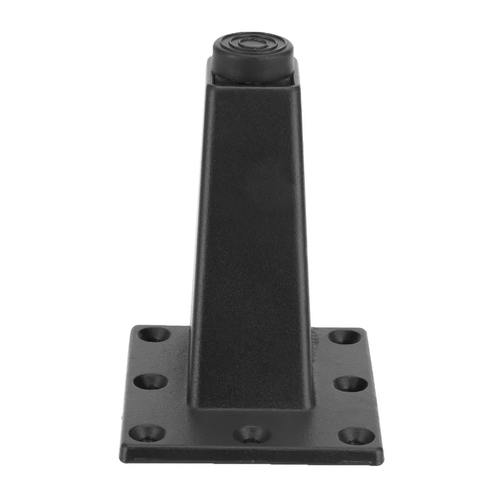Inclined Matte Black Furniture Legs Aluminum Alloy Square Shape Metal Cabinet Legs Bed Support Legs Bed Frame
