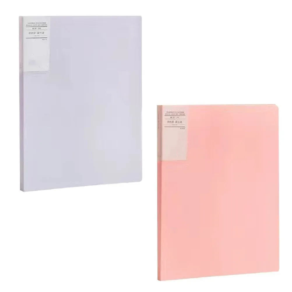 

2Pcs Plastic Expanding File Folder A4 Size Lightweight Portable Multi-Pocket Document Holder for Office School Home Receipts