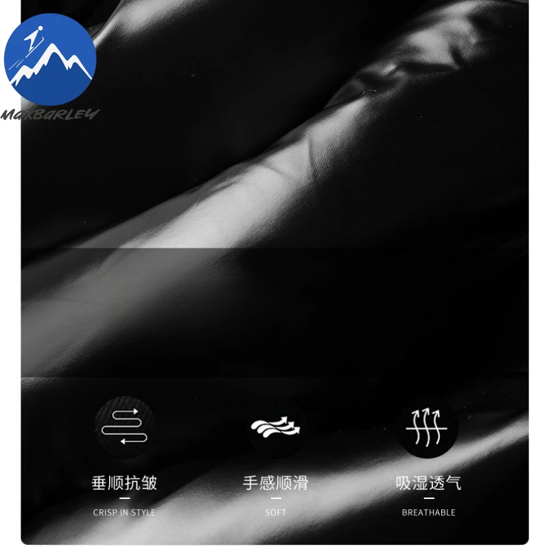 Winter Padded Jacket High Quality Fur Collar Windproof Outdoor Travel Warm Parka 2026 Trendy Knee Length Thicken Men Ski Jackets