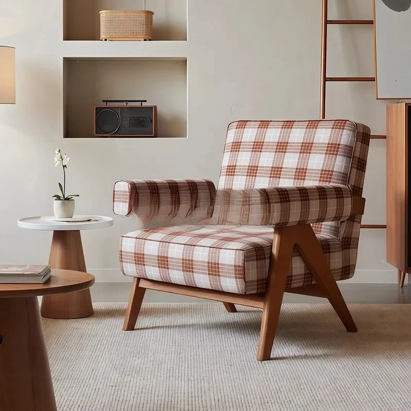 Sofa chair home living room retro single, bedroom casual lazy chair